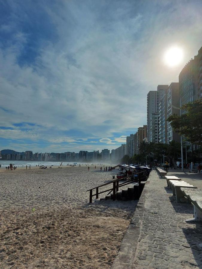Apto Frente A Praia Das Pitangueiras - Centro Guarujá Eksteriør billede